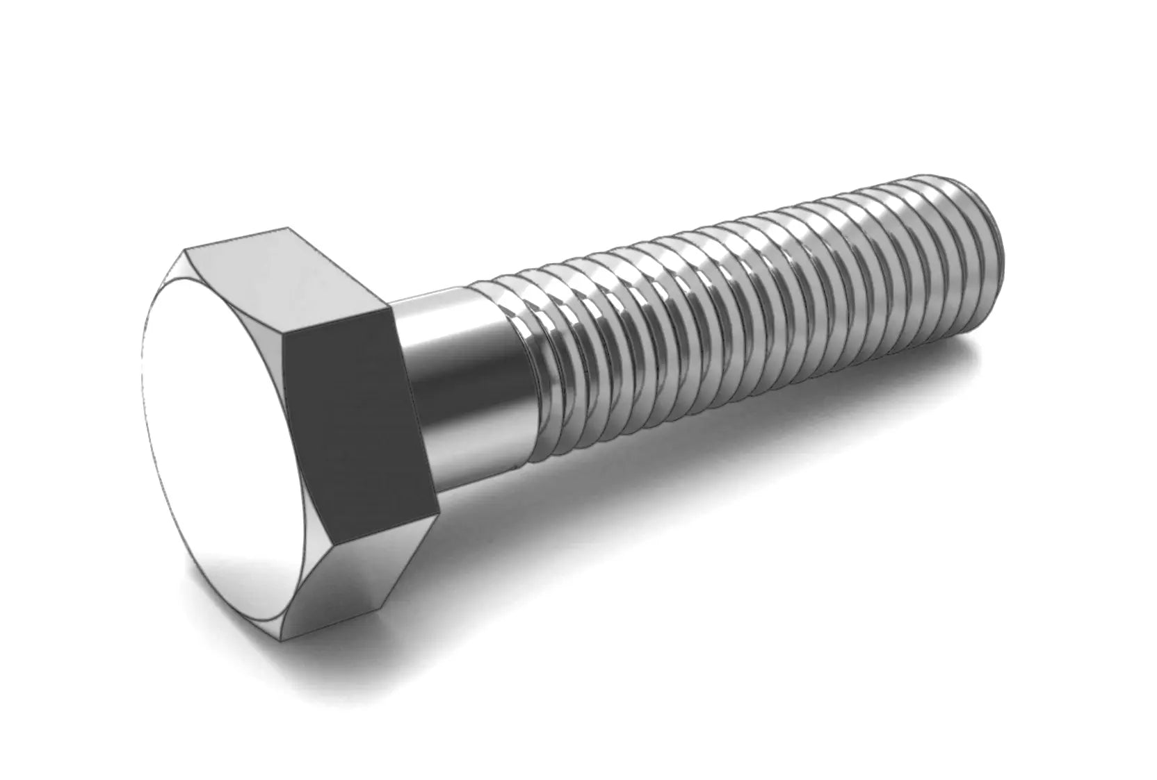 M6 x 40mm (Hex, Zinc) Box