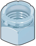 1/2" Lock Nut (Zinc) Box